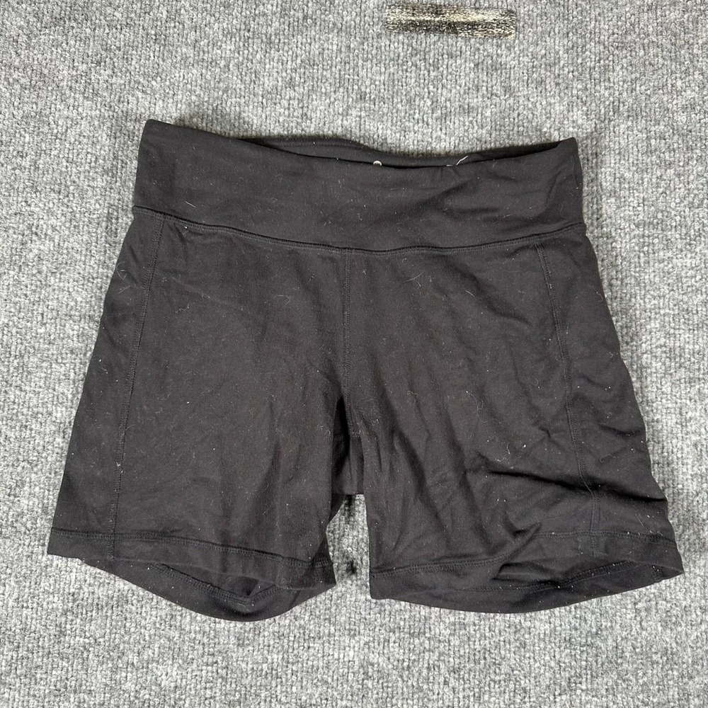 Athleta Shorts Womens Size XS Black Supplex Lycra Athletic Yoga Stretch Gym